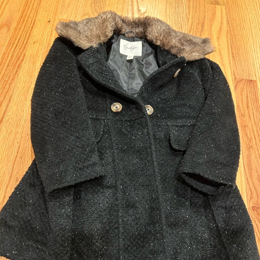 Sparkly peacoat